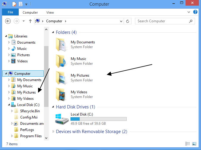 Datei:Computer Musik Bilder Videos entfernen Windows Blue.jpg