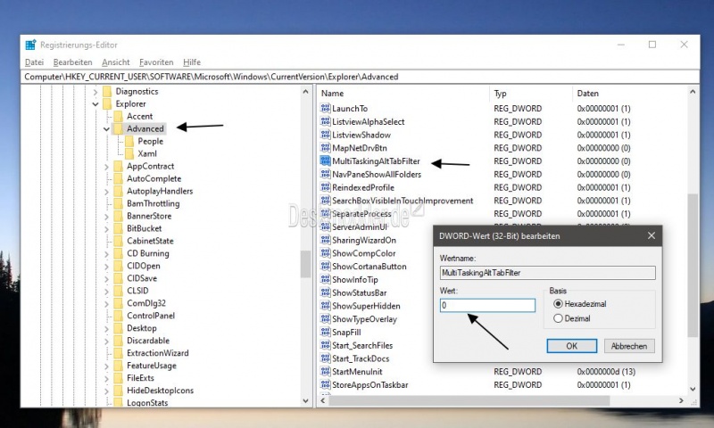 Datei:Alt+Tab mit offenen Browser-Tabs Einstellung Windows 10 -2.jpg