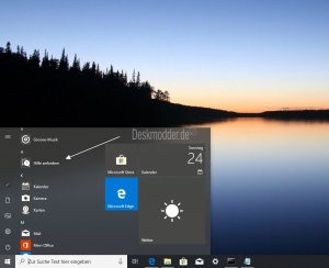 Hilfe anfordern aus Startmenue entfernen Windows 10 001.jpg