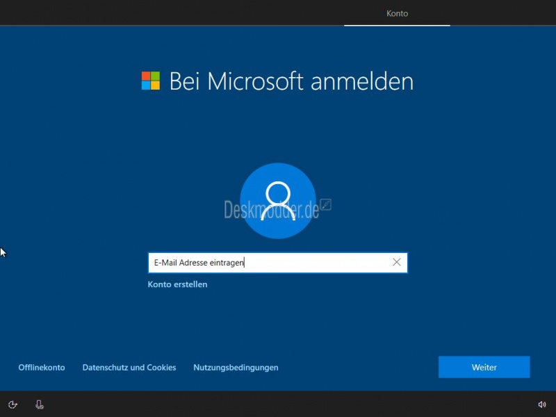 Datei:Windows 10 1903 neu installieren MS-Konto 001.jpg