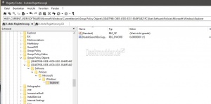 Websuche deaktivieren Registry Windows 10 .jpg