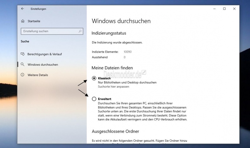 Datei:Indizierung vollstaendig erweitert Windows 10.jpg